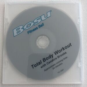 Bosu Fitness Ball Total Body Workout DVD in case